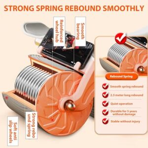 Craftyfox Elbow Support Automatic Rebound Abdominal Wheel，Ab Roller for Abdominal Exercise Machine，Abs Workout Equipment，Dolly Core Strengthening Trainer Fitness Belly Training - Image 7